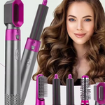 ✨ Cepillo 5 en 1 | Secado, Volumen y Rizos 💁‍♀️💨