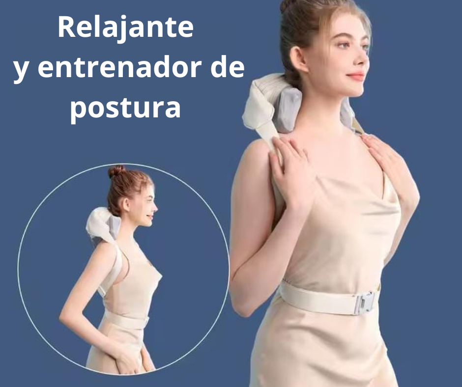 💆‍♀️ Masajeador de Cuello y Espalda con Calor 🔥