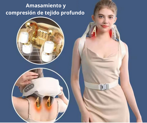 💆‍♀️ Masajeador de Cuello y Espalda con Calor 🔥