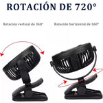 🌀Mini Ventilador Clip | Frescura al Instante🌬️