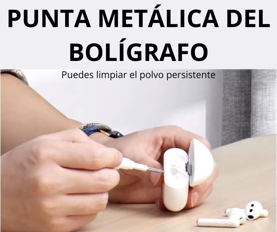 ✨ Limpieza Pro 3 en 1 | Para tus Audífonos 🎧🛠️