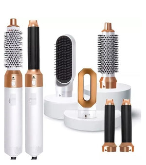 ✨ Cepillo 5 en 1 | Secado, Volumen y Rizos 💁‍♀️💨